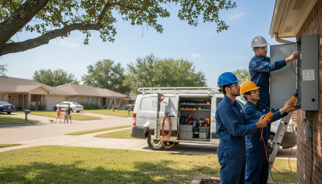 Certified electrician providing emergency electrical services in Brady, NE